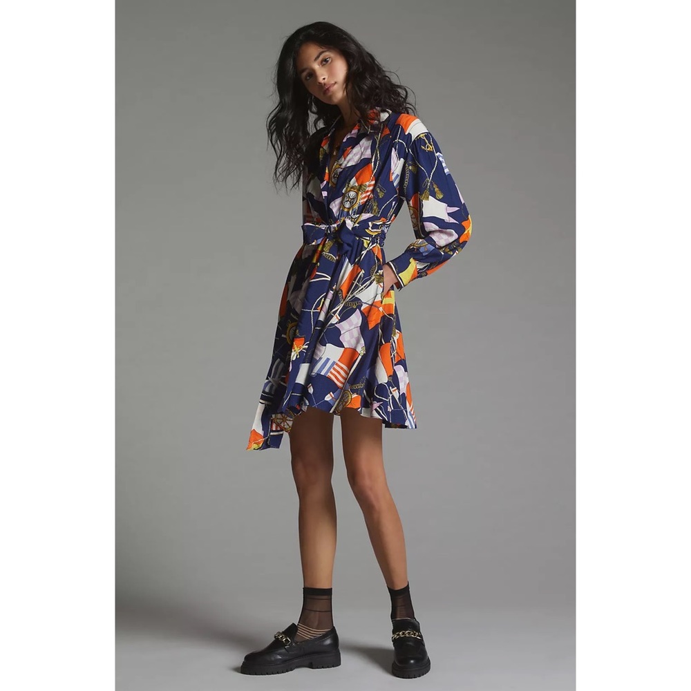 Maeve Mini Shirtdress - Picture 1 of 16